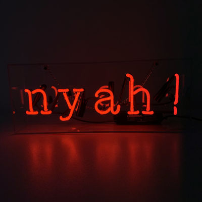 Eye Catching 12VDC Kustom Neon Sign Light Box Berdiri Bebas
