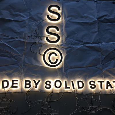 Outdoor Alphabet Led Letter Lights Signboard Halo Lit Sign Letters