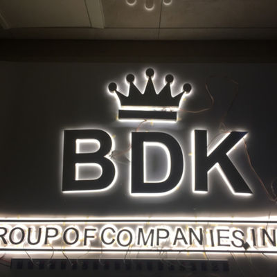 Outdoor Alphabet Led Letter Lights Signboard Halo Lit Sign Letters