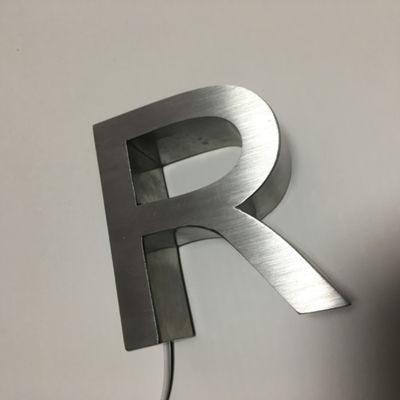 HIGHSPAN Di Luar Tanda Saluran Backlit Untuk Nama Perusahaan