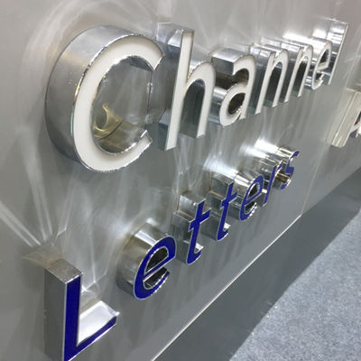 Aluminium Trim Cap Channel Letter Sign Front Lit 6500K 4500k