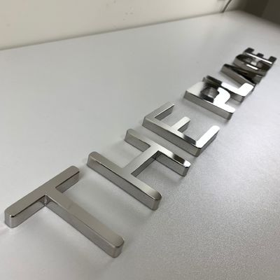 Hotel Silver Fabrikasi Surat Stainless Steel Potong Datar Ketebalan 20-200mm
